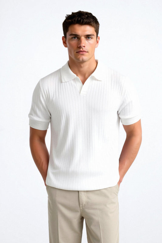 Pisa - Ribbed Cotton Polo